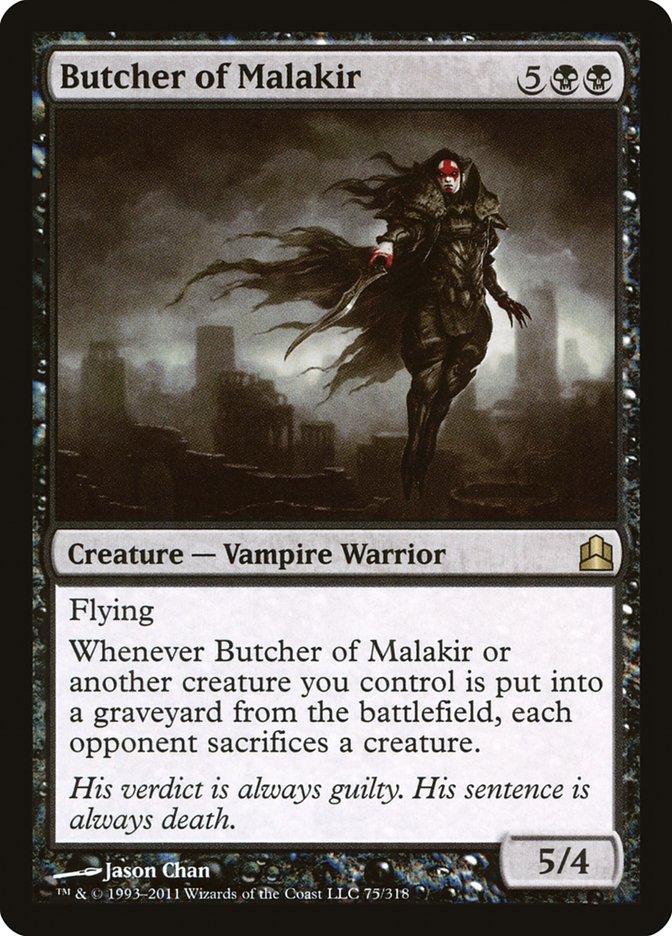 Magic | Butcher of Malakir [Commander 2011] | The Nerd Merchant