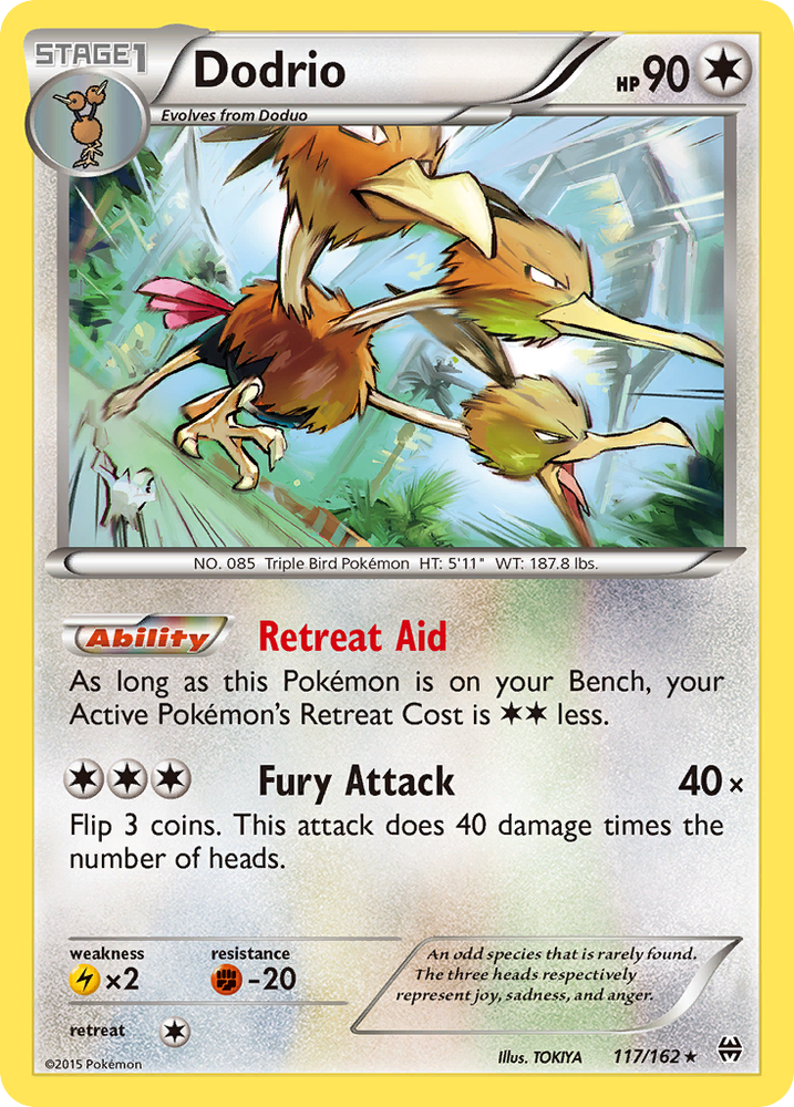 Pokemon | Dodrio (117/162) [XY: BREAKthrough] | The Nerd Merchant