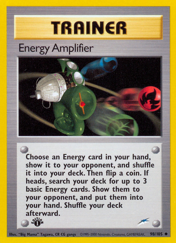 Pokemon | Energy Amplifier (98/105) [Neo Destiny 1st Edition] | The Nerd Merchant