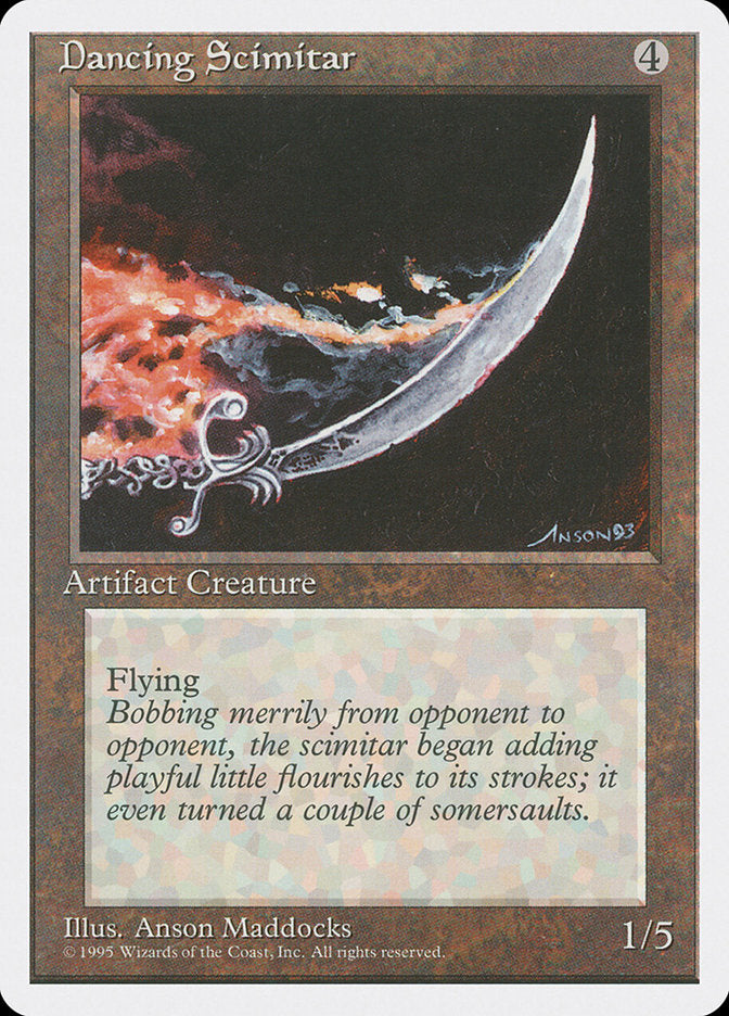 Magic | Dancing Scimitar [Fourth Edition] | The Nerd Merchant