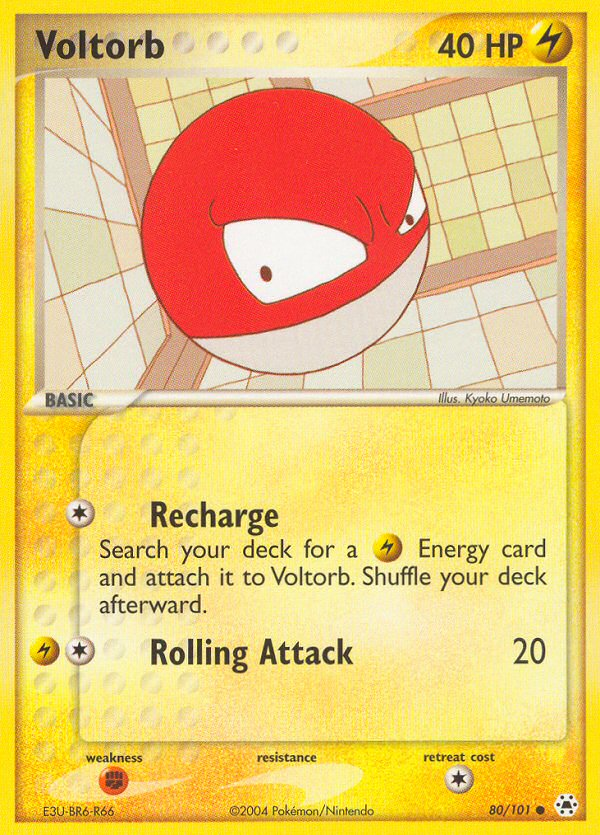 Pokemon | Voltorb (80/101) [EX: Hidden Legends] | The Nerd Merchant