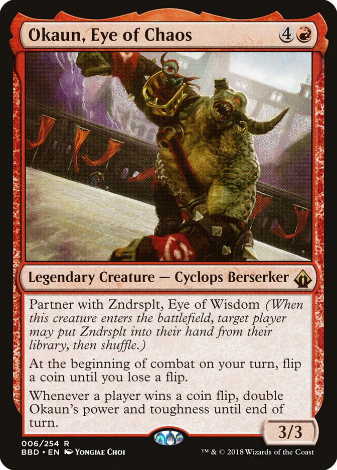 Magic | Okaun, Eye of Chaos [Battlebond] | The Nerd Merchant