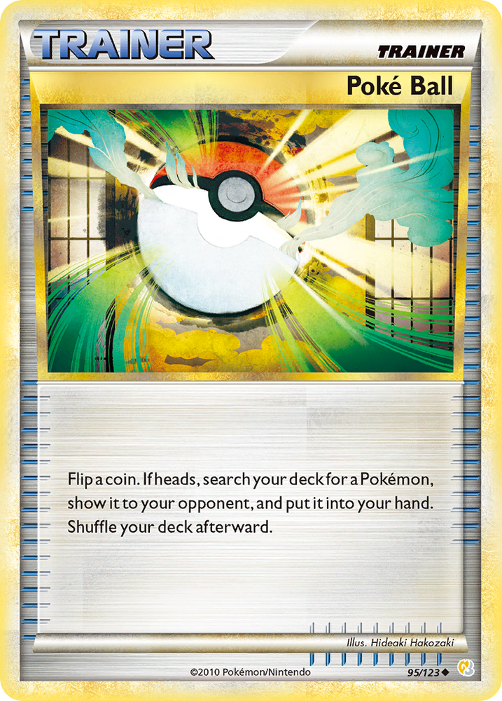Pokemon | Poke Ball (95/123) [HeartGold & SoulSilver: Base Set] | The Nerd Merchant