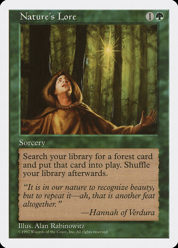 Magic | Nature's Lore [Fifth Edition] | The Nerd Merchant