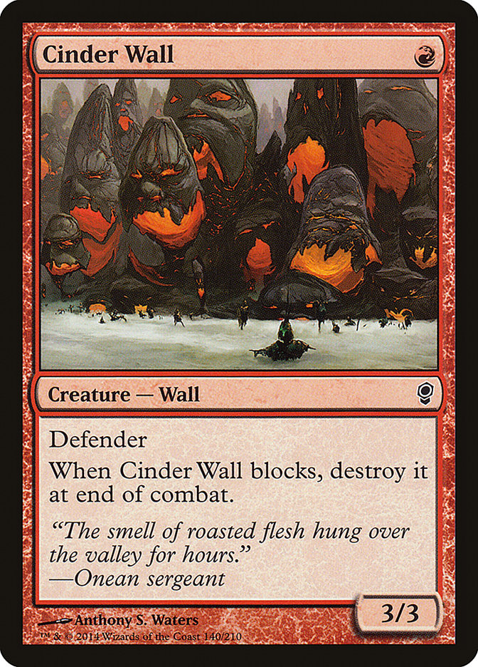 Magic | Cinder Wall [Conspiracy] | The Nerd Merchant