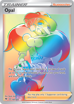 Pokemon | Opal (197/185) [Sword & Shield: Vivid Voltage] | The Nerd Merchant