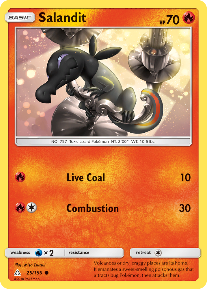 Pokemon | Salandit (25/156) [Sun & Moon: Ultra Prism] | The Nerd Merchant