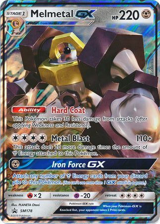 Pokemon | Melmetal GX (SM178) (Jumbo Card) [Sun & Moon: Black Star Promos] | The Nerd Merchant