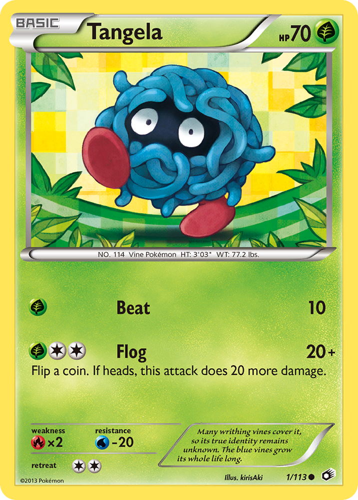 Pokemon | Tangela (1/113) [Black & White: Legendary Treasures] | The Nerd Merchant