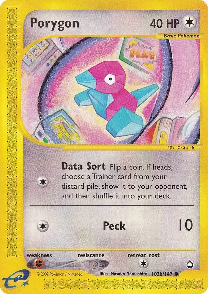 Pokemon | Porygon (103b/147) [Aquapolis] | The Nerd Merchant