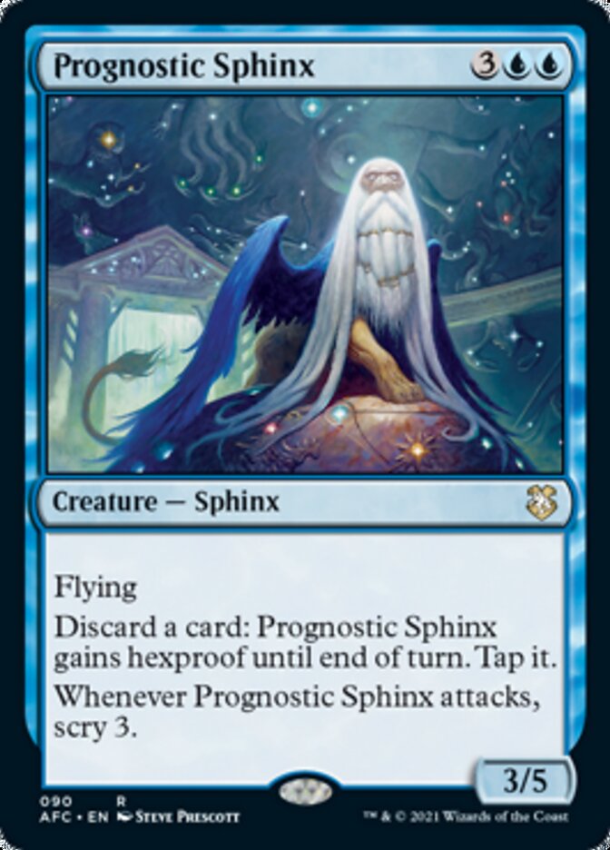 Magic | Prognostic Sphinx [Dungeons & Dragons: Adventures in the Forgotten Realms Commander] | The Nerd Merchant