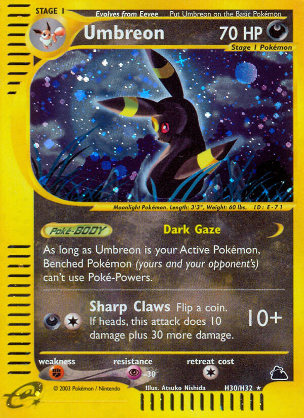 Pokemon | Umbreon (H30/H32) [Skyridge] | The Nerd Merchant