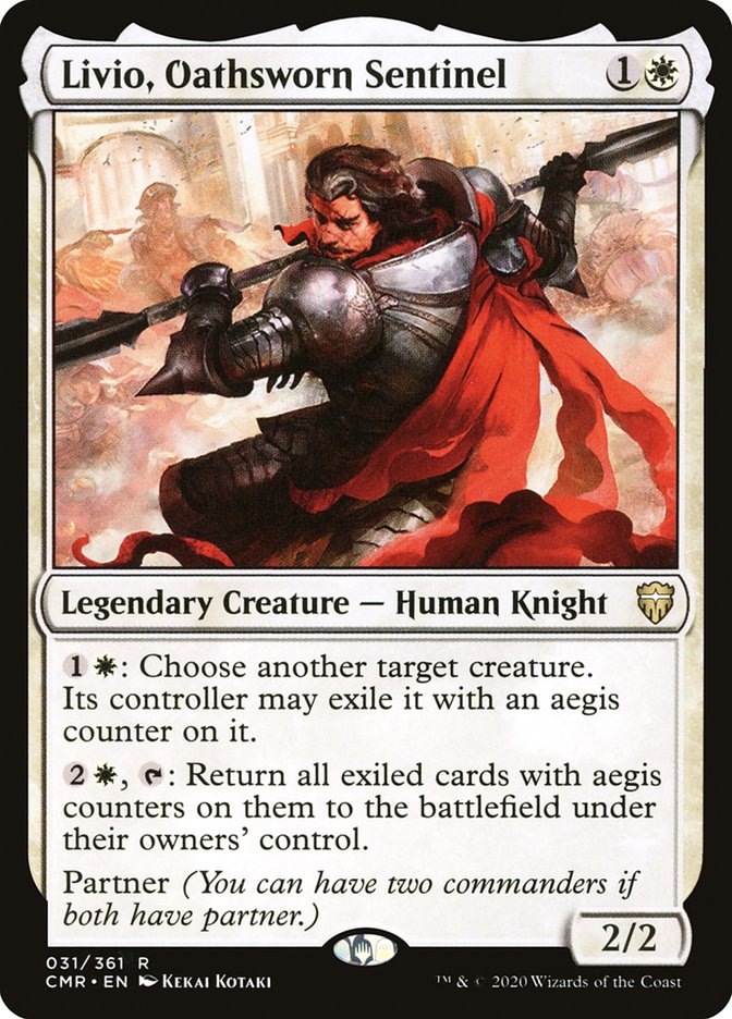 Magic | Livio, Oathsworn Sentinel [Commander Legends] | The Nerd Merchant