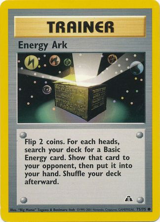 Pokemon | Energy Ark (75/75) [Neo Discovery Unlimited] | The Nerd Merchant
