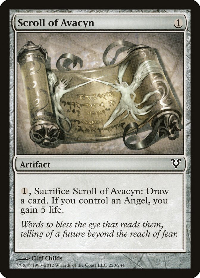 Magic | Scroll of Avacyn [Avacyn Restored] | The Nerd Merchant