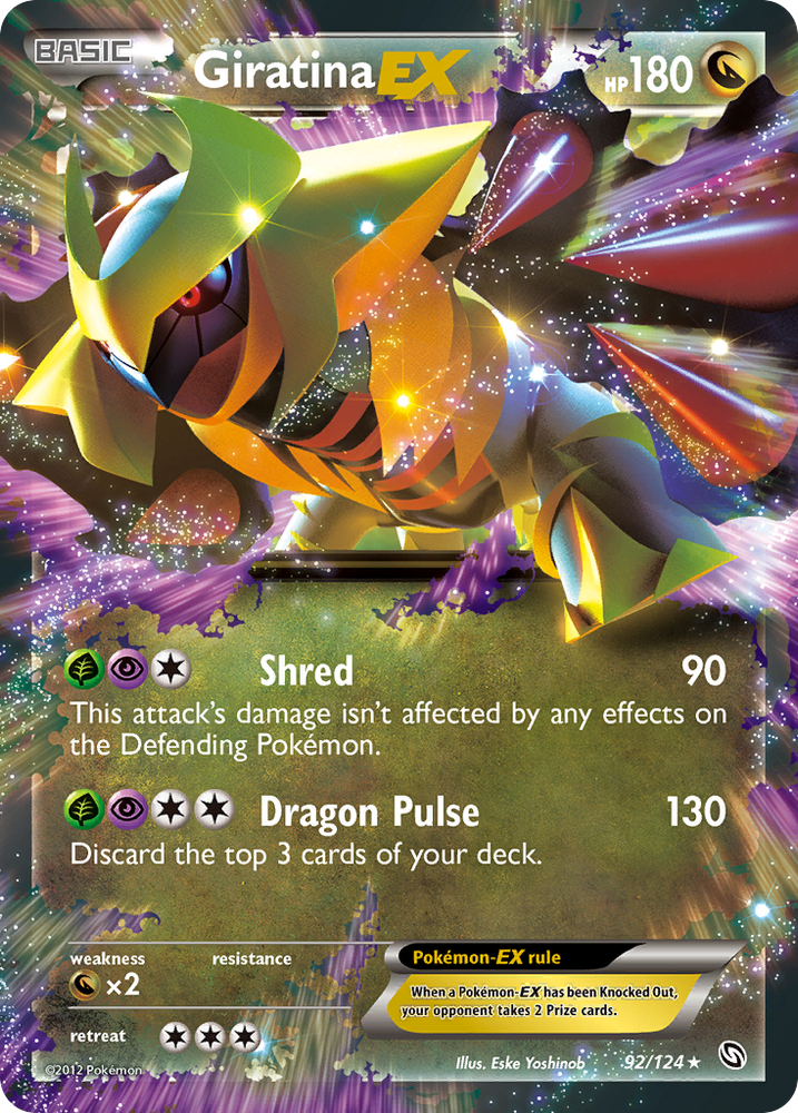 Pokemon | Giratina EX (92/124) [Black & White: Dragons Exalted] | The Nerd Merchant