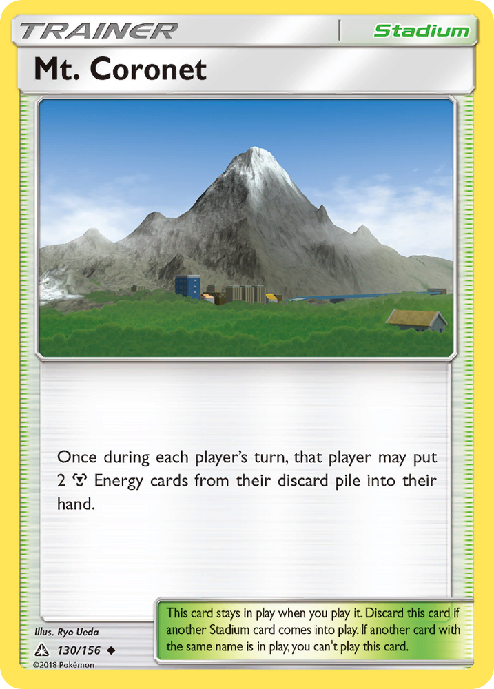 Pokemon | Mt. Coronet (130/156) [Sun & Moon: Ultra Prism] | The Nerd Merchant