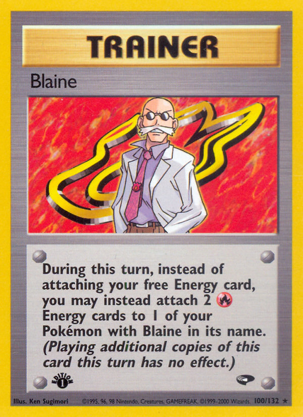 Pokemon | Blaine (100/132) [Gym Challenge 1st Edition] | The Nerd Merchant