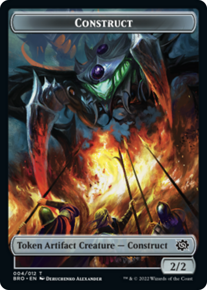 Magic | Construct Token (004) [The Brothers' War Tokens] | The Nerd Merchant