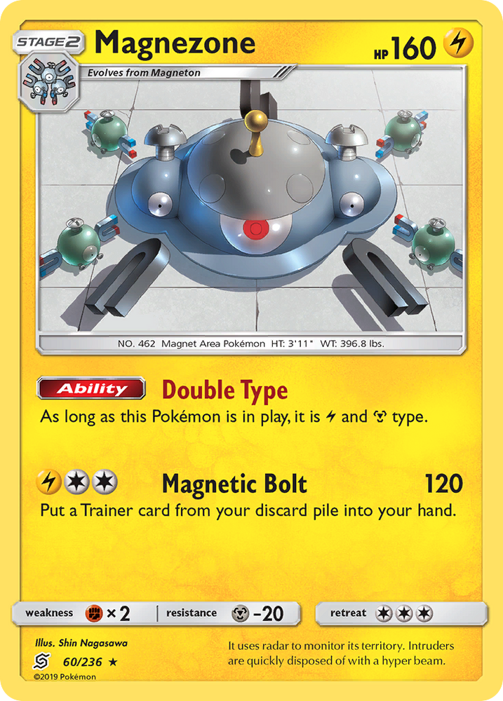 Pokemon | Magnezone (60/236) [Sun & Moon: Unified Minds] | The Nerd Merchant