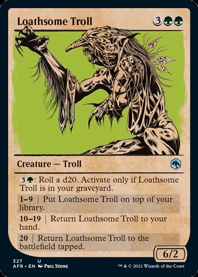 Magic | Loathsome Troll (Showcase) [Dungeons & Dragons: Adventures in the Forgotten Realms] | The Nerd Merchant