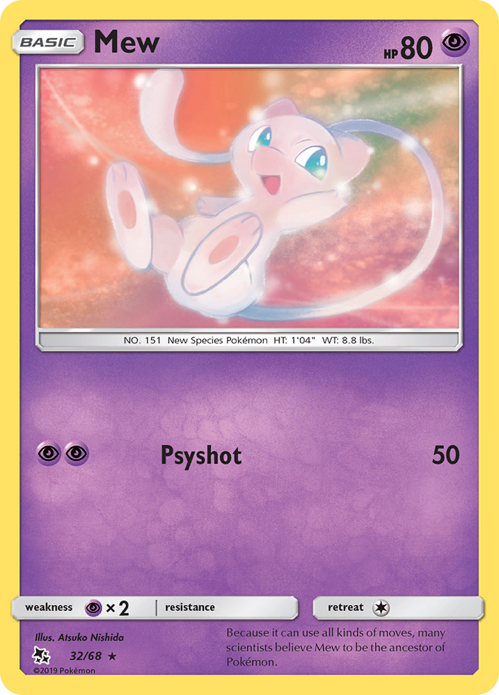 Pokemon | Mew (32/68) [Sun & Moon: Hidden Fates] | The Nerd Merchant