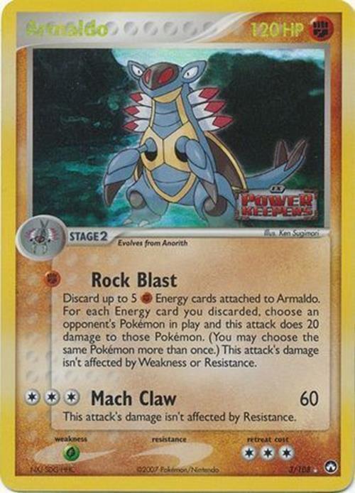 Pokemon | Armaldo (3/108) (Stamped) [EX: Power Keepers] | The Nerd Merchant