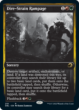 Magic | Dire-Strain Rampage [Innistrad: Double Feature] | The Nerd Merchant