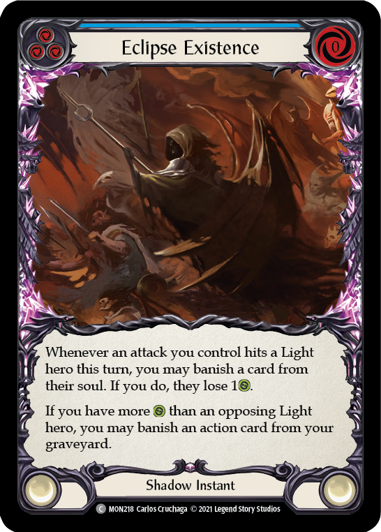 Flesh and Blood TCG | Eclipse Existence [MON218-RF] (Monarch)  1st Edition Rainbow Foil | The Nerd Merchant