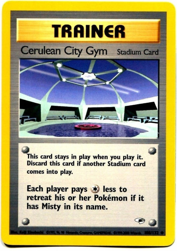 Pokemon | Cerulean City Gym (108/132) [Gym Heroes Unlimited] | The Nerd Merchant