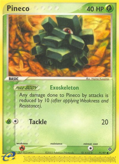 Pokemon | Pineco (71/97) [EX: Dragon] | The Nerd Merchant