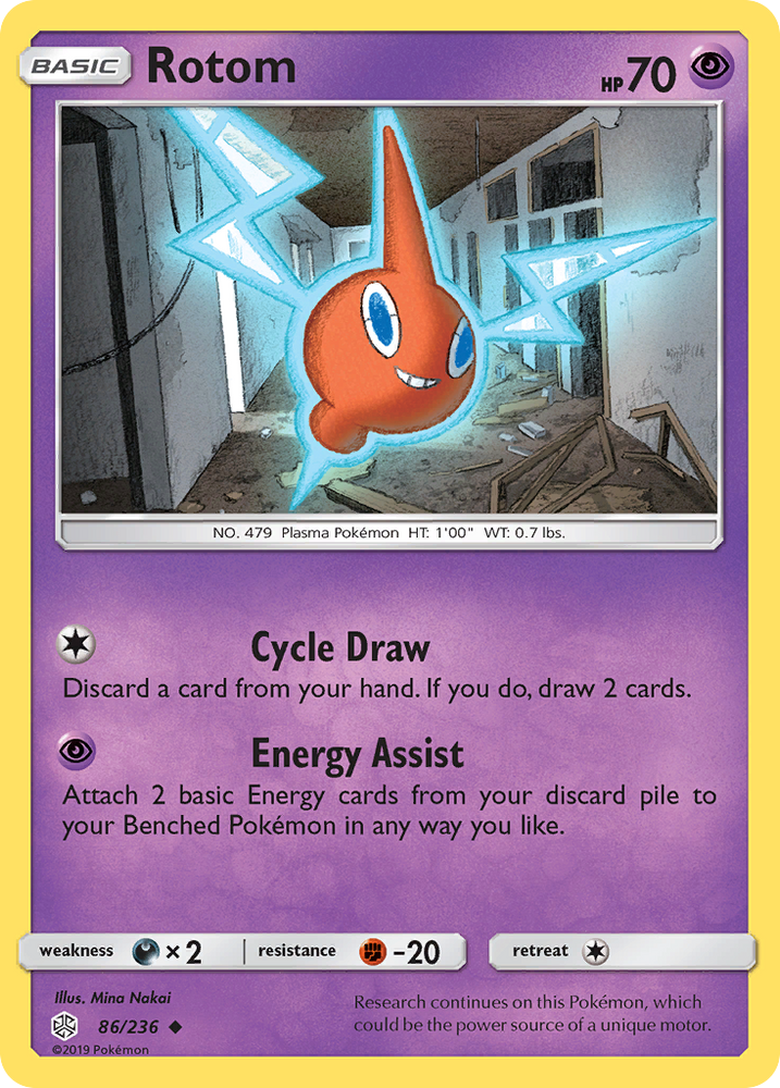 Pokemon| Rotom (86/236) [Sun & Moon: Cosmic Eclipse] | The Nerd Merchant