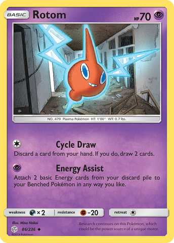 Pokemon| Rotom (86/236) [Sun & Moon: Cosmic Eclipse] | The Nerd Merchant