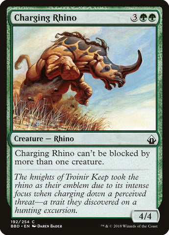 Magic | Charging Rhino [Battlebond] | The Nerd Merchant