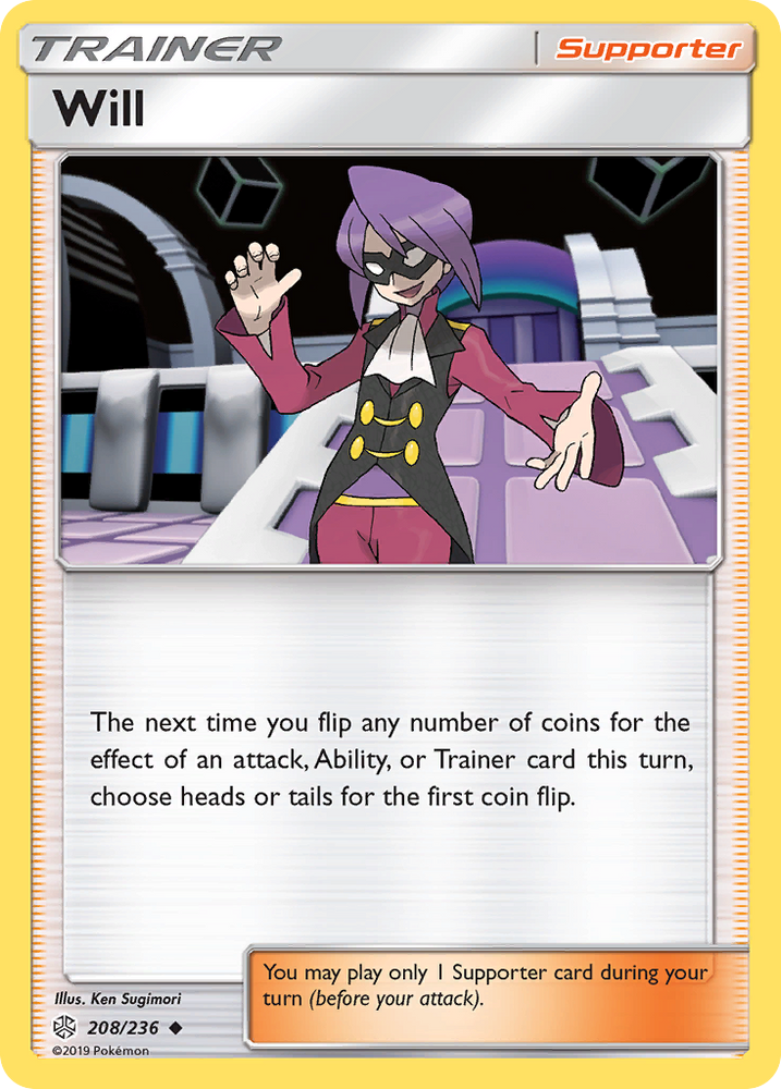 Pokemon| Will (208/236) [Sun & Moon: Cosmic Eclipse] | The Nerd Merchant