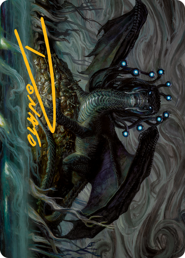 Magic | Oculus Whelp Art Card (Gold-Stamped Signature) [March of the Machine Art Series] | The Nerd Merchant