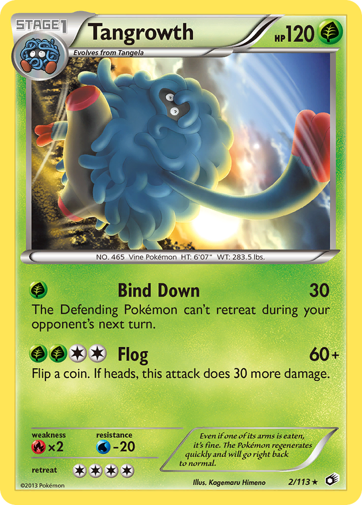 Pokemon | Tangrowth (2/113) [Black & White: Legendary Treasures] | The Nerd Merchant