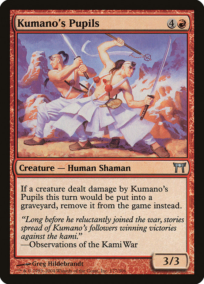 Magic | Kumano's Pupils [Champions of Kamigawa] | The Nerd Merchant