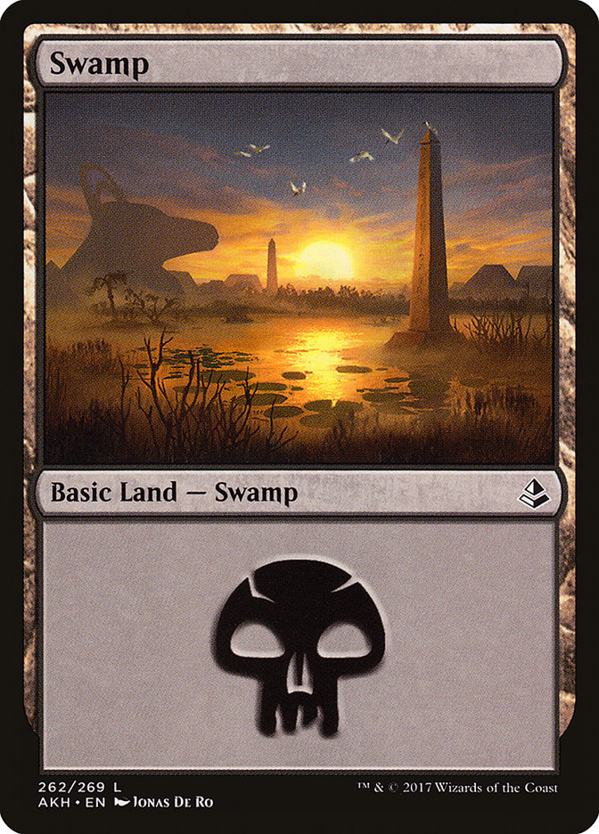 Magic | Swamp (262) [Amonkhet] | The Nerd Merchant
