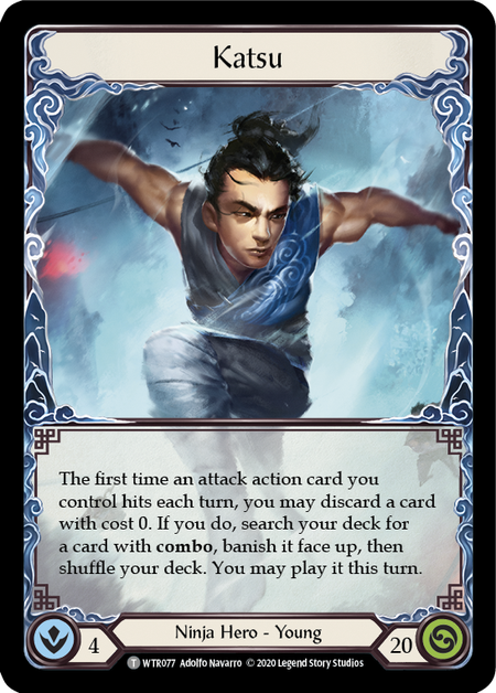Flesh and Blood TCG | Katsu // Seismic Surge [U-WTR077 // U-WTR075] (Welcome to Rathe Unlimited)  Unlimited Normal | The Nerd Merchant