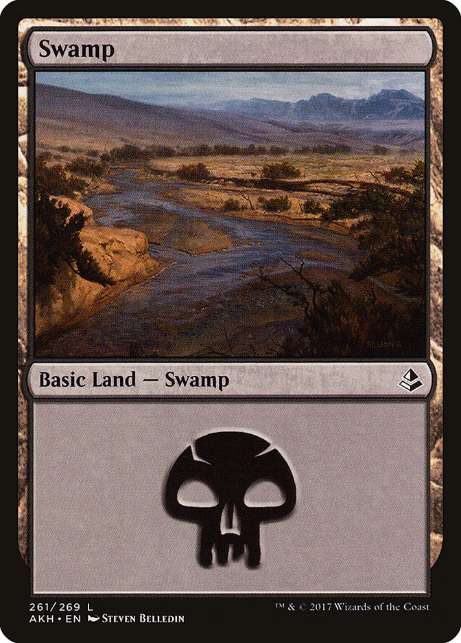 Magic | Swamp (261) [Amonkhet] | The Nerd Merchant