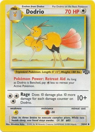 Pokemon | Dodrio (34/64) [Jungle Unlimited] | The Nerd Merchant