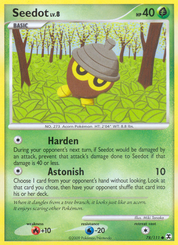 Pokemon | Seedot (78/111) [Platinum: Rising Rivals] | The Nerd Merchant