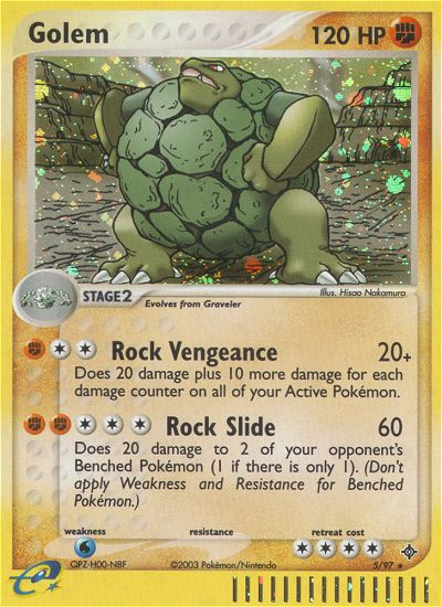 Pokemon | Golem (5/97) [EX: Dragon] | The Nerd Merchant