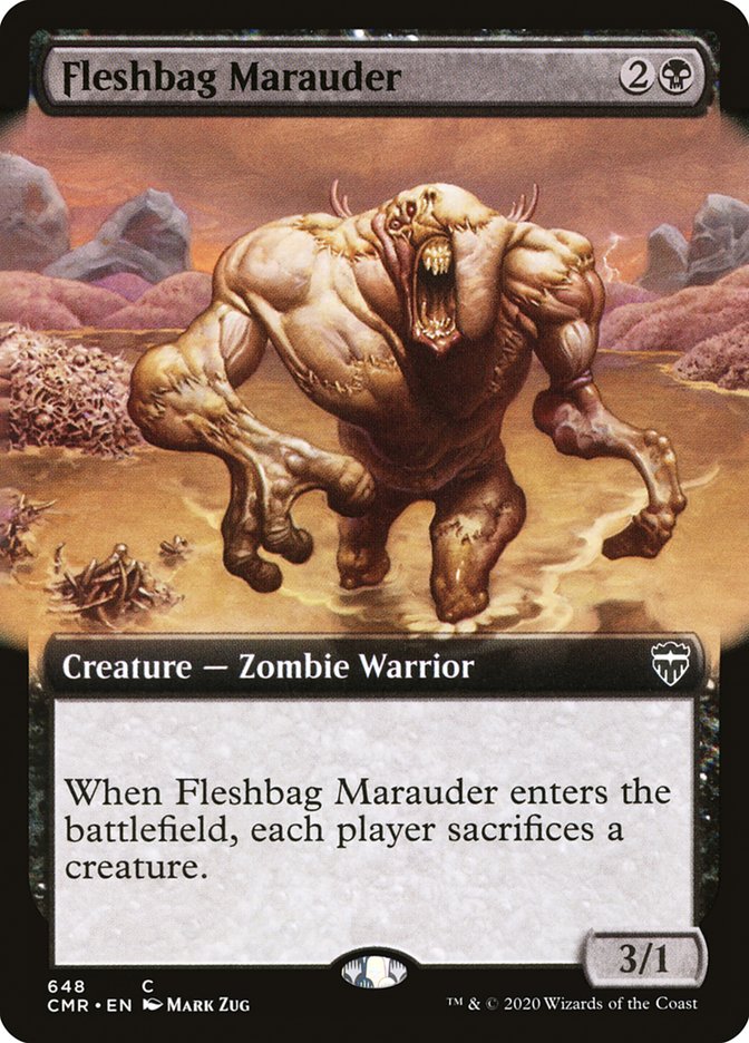 Magic | Fleshbag Marauder (Extended Art) [Commander Legends] | The Nerd Merchant