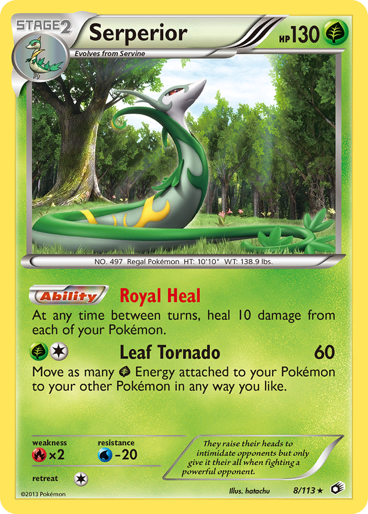 Pokemon | Serperior (8/113) [Black & White: Legendary Treasures] | The Nerd Merchant