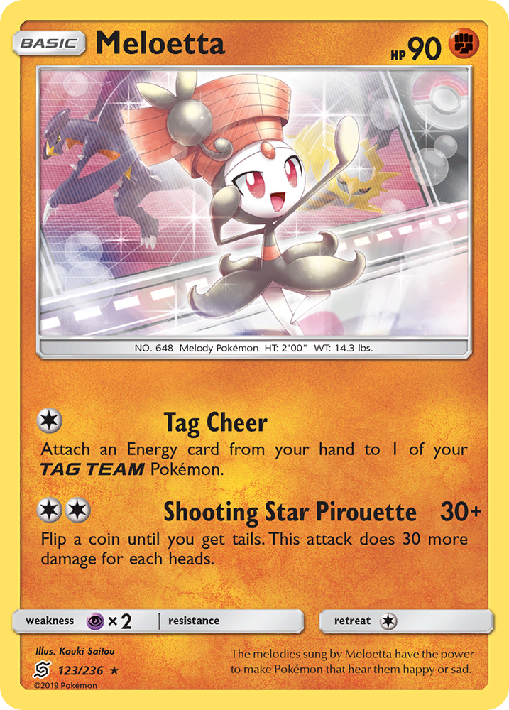 Pokemon | Meloetta (123/236) [Sun & Moon: Unified Minds] | The Nerd Merchant