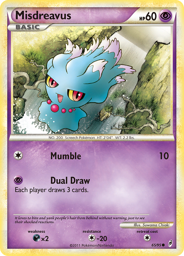 Pokemon | Misdreavus (65/95) [HeartGold & SoulSilver: Call of Legends] | The Nerd Merchant