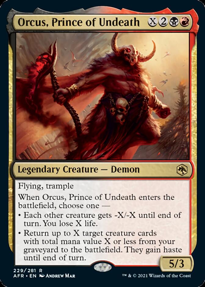 Magic | Orcus, Prince of Undeath [Dungeons & Dragons: Adventures in the Forgotten Realms] | The Nerd Merchant