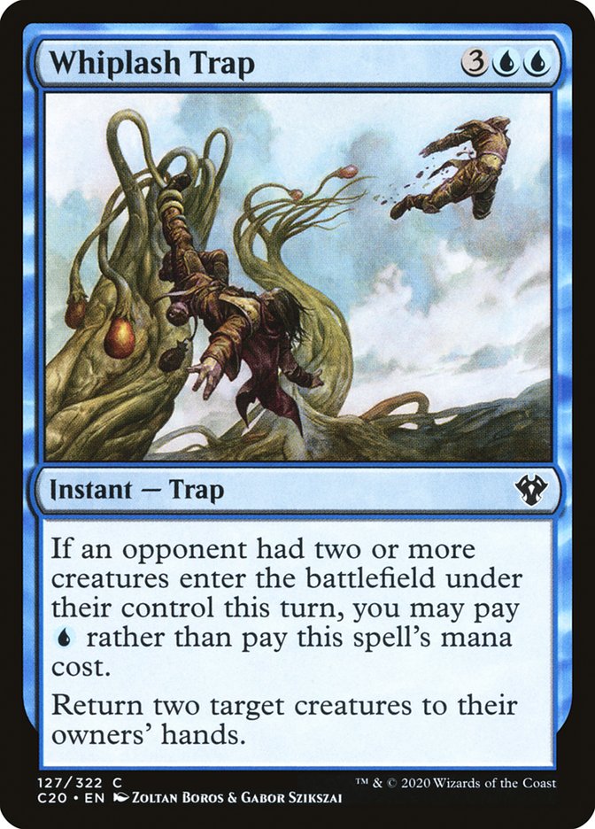 Magic | Whiplash Trap [Commander 2020] | The Nerd Merchant